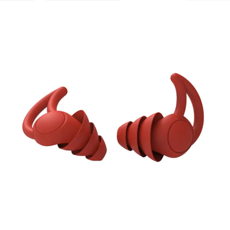 2/3 Layers Washable Ear Plugs Noise Canceling Earplugs Reusable for Sleep Reading Cycling Concerts Nightclubs Airplanes