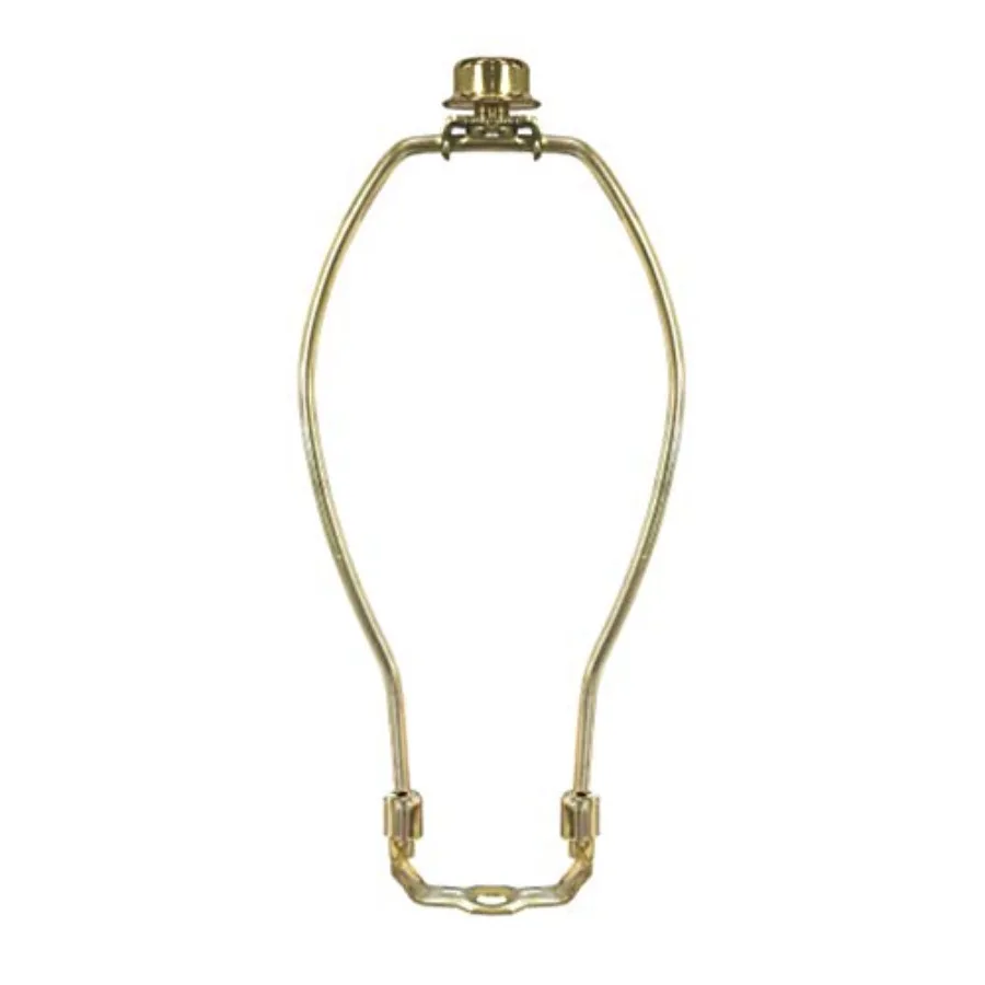 HA-1001-7BR-1 Heavy Duty Harp for Lamp Shade Holder, ch, Base