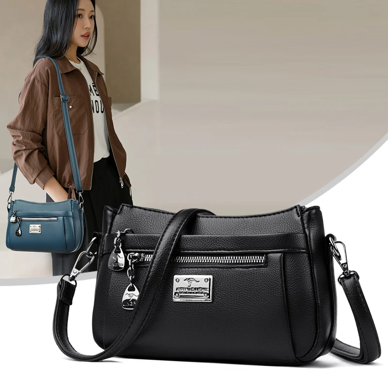 

New Retro Luxury Brand Women's Shoulder Bag, Small PU Leather Crossbody Purse, Girl's Phone Bag for Casual Outing and Office Use