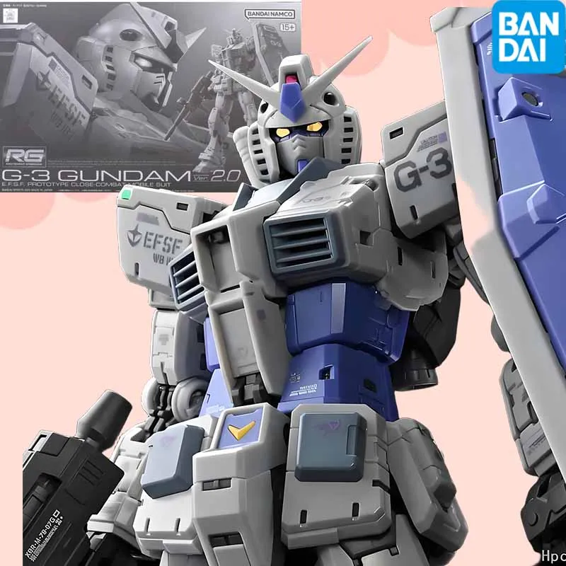 

IN STOCK Bandai GUNDAM RG 1/144 RX-78-3 G-3 GUNDAM 2.0 Anime Action Figure Assembly Model Toys Collectible Model Ornaments