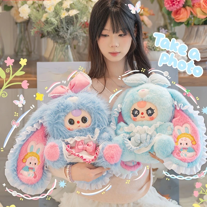 

Baby Three Lily Rabbit Town V5 Generation Series Plush Blind Box 500% Big Eared Rabbit Plush Doll Bed Doll Girl'S Birthday Gifts