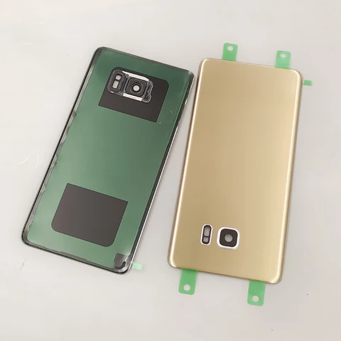 Задняя стеклянная крышка батарейного отсека для Samsung Galaxy Note 7 Note7 N930 N935, запасные части и объектив камеры