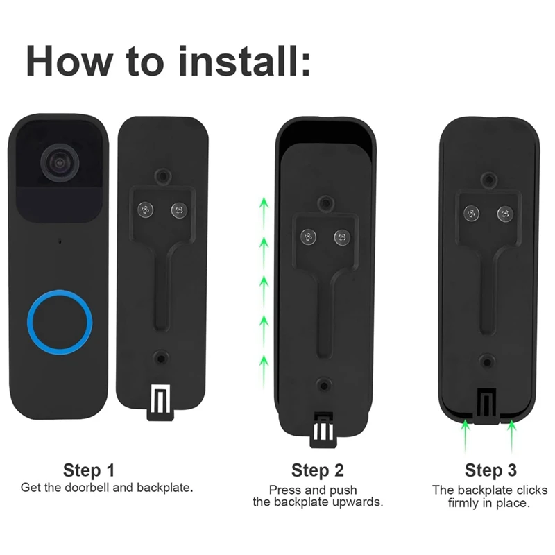 Compatible For Blink Doorbell Backplate 2-Pack Back Plate Replacement Parts For Blink BDM00200U Vedio Camera Accessories