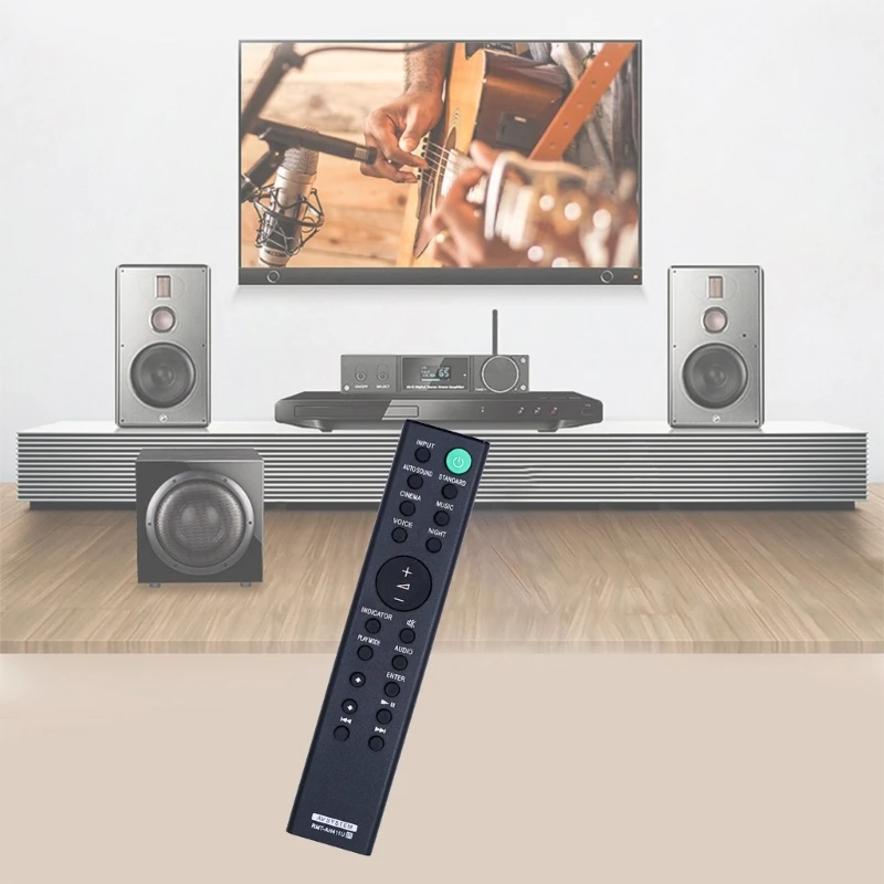 Black Players Remote Control RMT-AH411U Suitable for Soundbar HT-S100F HTS100F HTS100F HTSF150 HT-SF200 HT-SF150