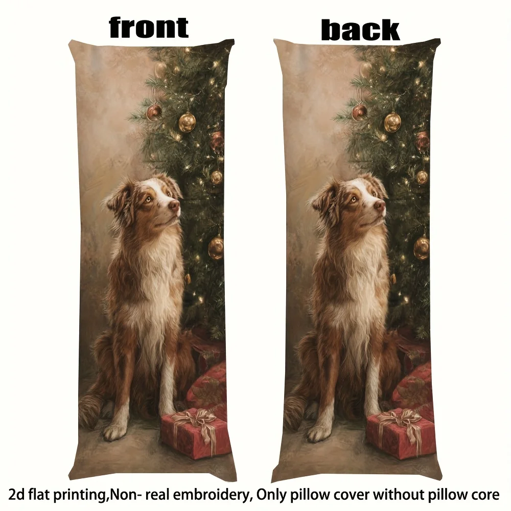 1 Universal Full Body Pillow (Suitable for Side/Back/Stomach Sleepers) - Double-Sided Breathable Pillowcase Printed with Cozy Ch