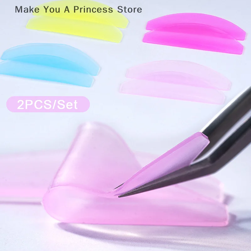 1 Paar Lash Verzachtende Pads Siliconen Wimper Perm Pads Wimpers Dunne Staven Schild 3D Wimper Lifting Wimper Accessoires Makeup Tools