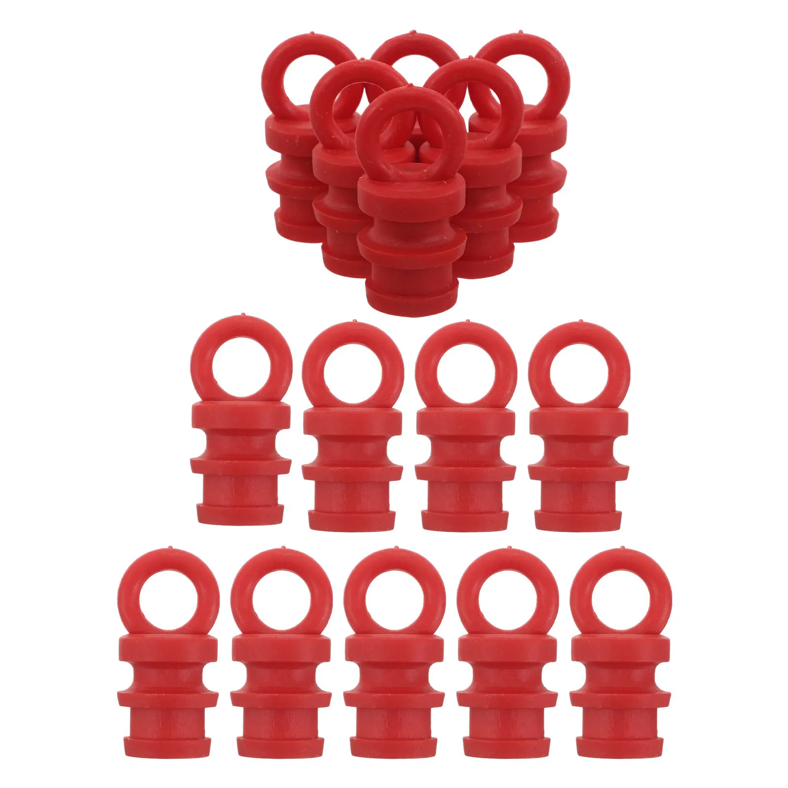 15Pcs Traffic Cone Caps Safety Cone Parts Quick Install Weather Resistant Plastic Covers for Construction Road Safety Warning