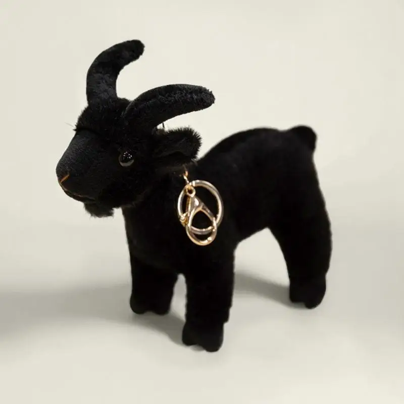 Soft Stuffed Goat Keychain Plush Toy