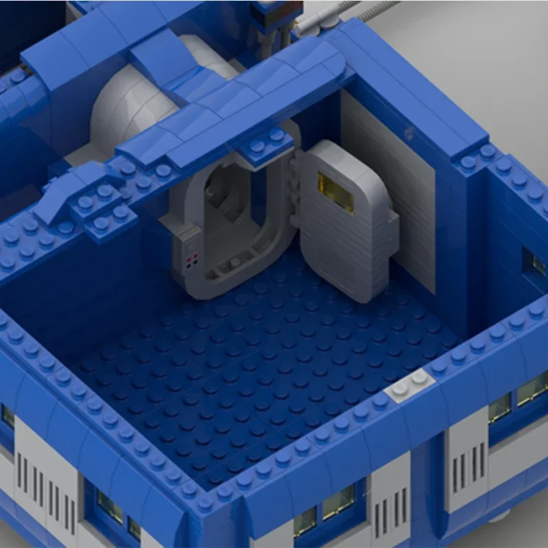 โมเดลของเล่นในอวกาศสำหรับสร้างอิฐสร้าง MOC เทคโนโลยีฐานพื้นที่แบบโมดูลาร์บล็อกของขวัญคริสต์มาสชุดประกอบเอง