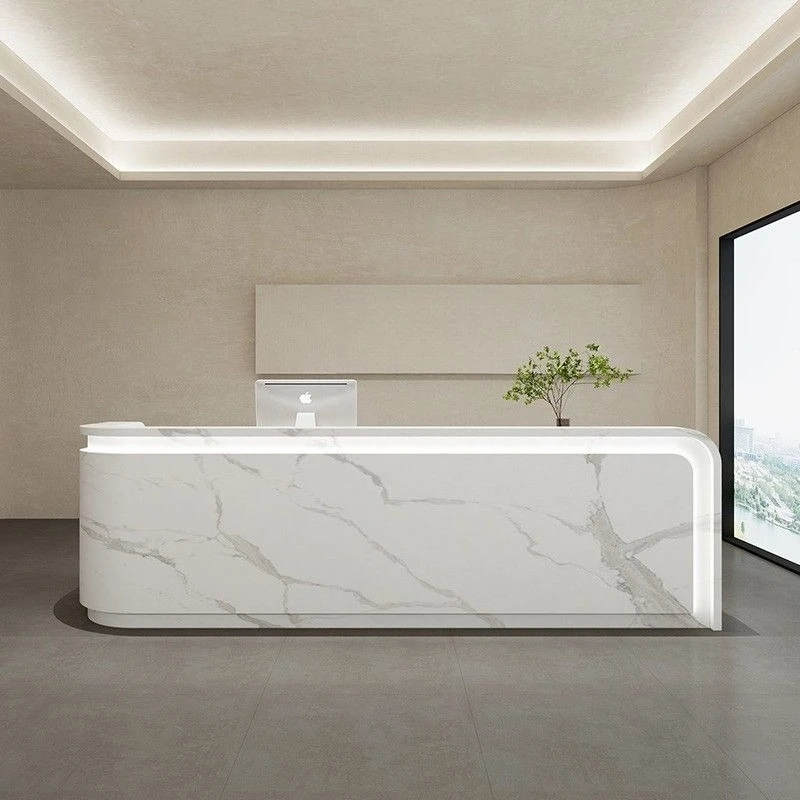 Simple Modern Reception Desks Medical Aesthetic Reception Desks Dental Clinic Counter Office Furniture Banco Reception ZY40JDT