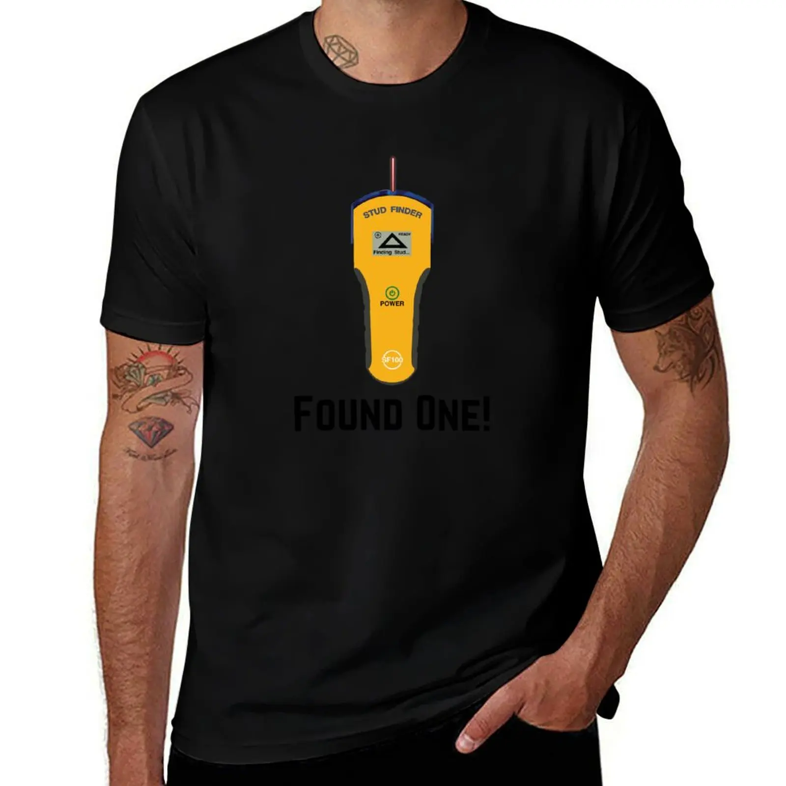 The Stud Finder Dad Joke Jokes Funny Gift T-Shirt Street Art Print Tee Shirt T-Shirt