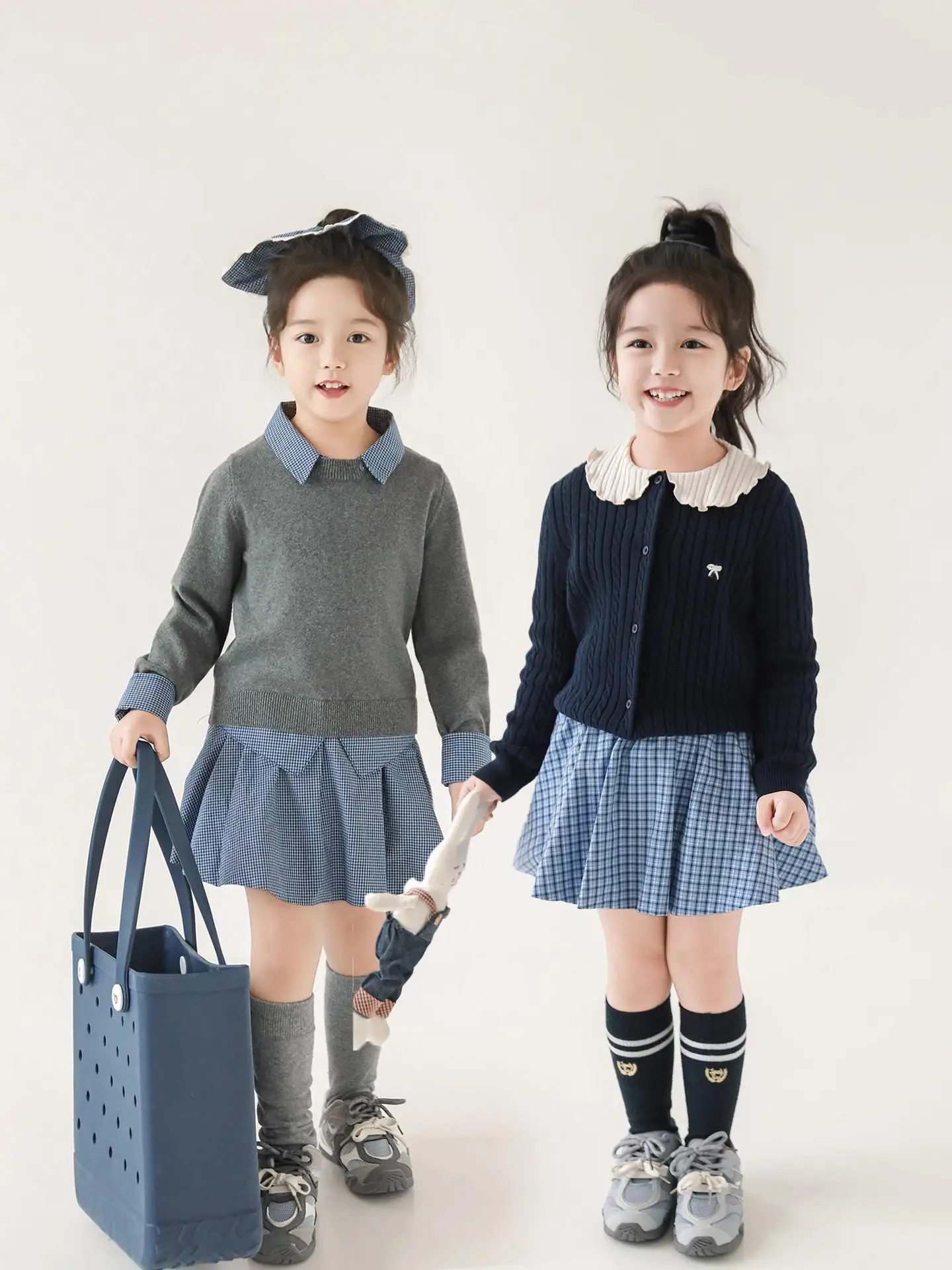 

Girls Preppy Bubble Skirt 2025 Autumn Sweet Cute Breathable Moisture Wicking Anti Slip Lining Short A Line Skirt Ages 1-7 Years