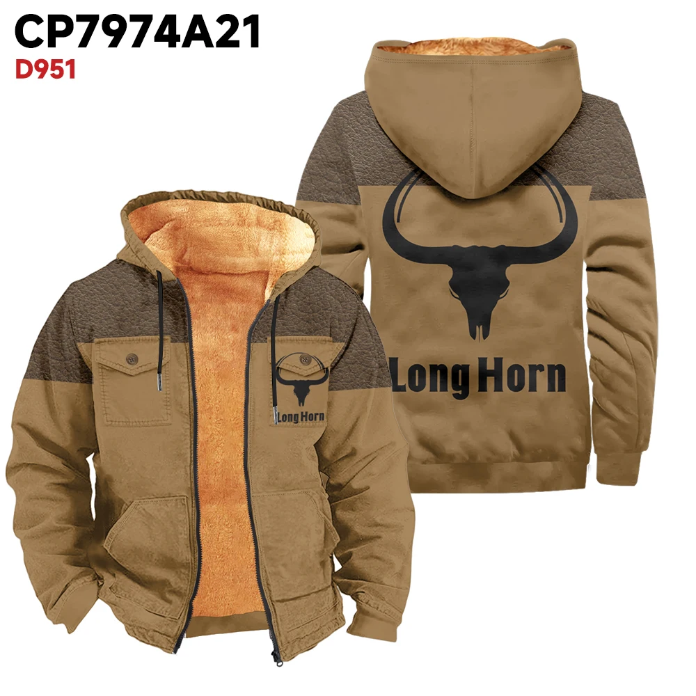 

Thick Cotton Winter Parkas for Men - Stay Cozy with the Hooded Pocket Design