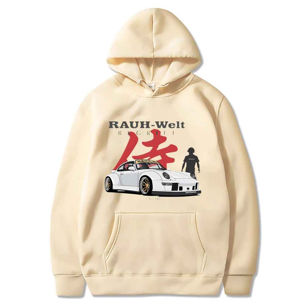 Manga Print Hoodie Japanse Streetwear Jdm Lange Mouw Cool Print Harajuku Oversized Sweatshirt Hip Hop Unisex Hoody