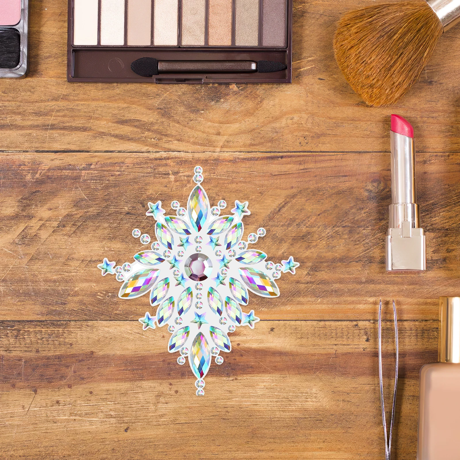 Adesivi con strass Corpo Gioielli per il viso Accessori per festival Gioielli da donna Gemme per il seno Tatuaggi Poker Party Cosplay