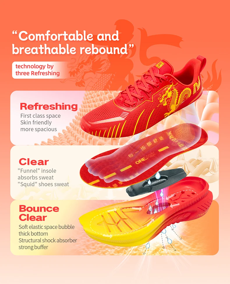 ONEMIX Loong Neue Sneaker Puffer-Laufschuhe Schwere Laufschuhe für Herren Rutschfeste Atmungsaktive Leichte Outdoor-Sportschuhe – Detail 9