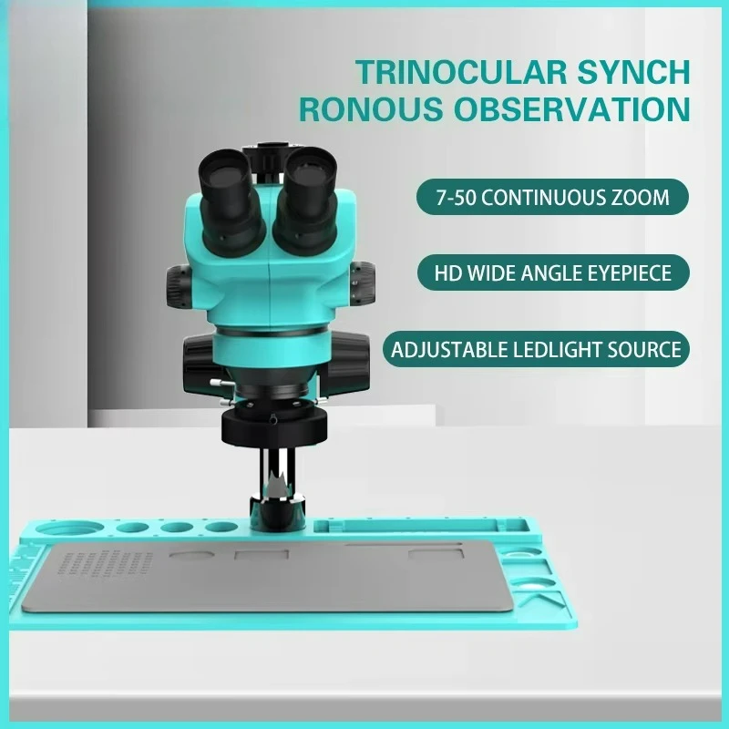 

RF4 RF7050TVD2-2KC2-X101 Trinocular Electronic Repair RF4 Microscope With 2K Camera 10 Inch Monitor Mobile IC Chips Repair