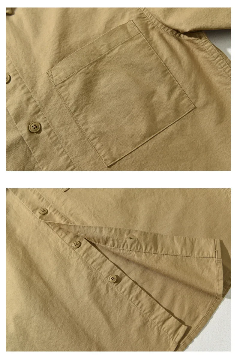 

Мужские рубашки с длинным рукавом в японском стиле, весна-осень, новые рубашки с лацканами, рубашка из чистого хлопка на пуговицах, мужские свободные топы, повседневные повседневные рубашки