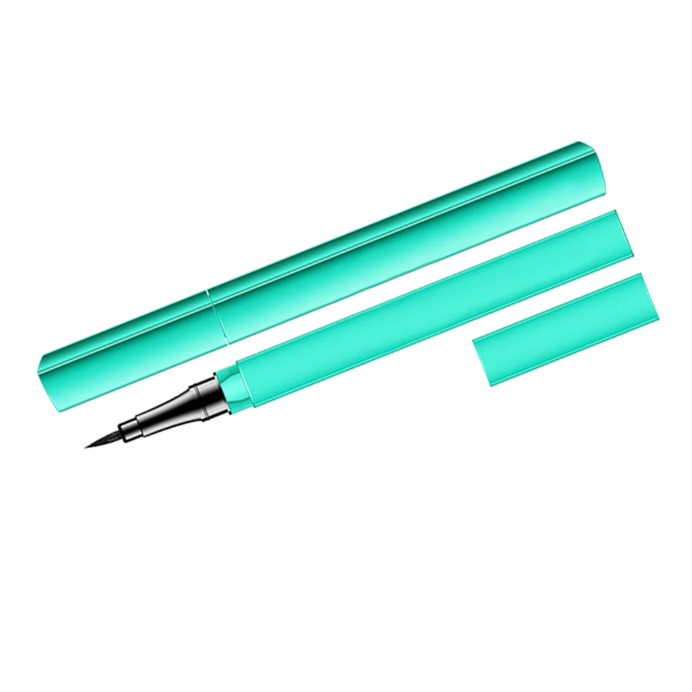 1 قطعة قلم كحل سائل مقاوم للماء مقاوم للتلطخ فائق النعومة تلميح سريع الجفاف مستحضرات التجميل للعين للنساء فتاة الكحل السائل #1