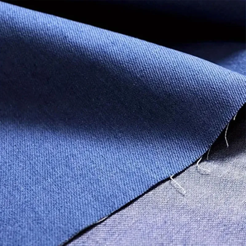 4 Pieces of 50*50 Cm Denim Fabric, with a Vintage Washed Finish, Suitable for DIY Bag Patches, Sewing, Embroidery Backing - view 3