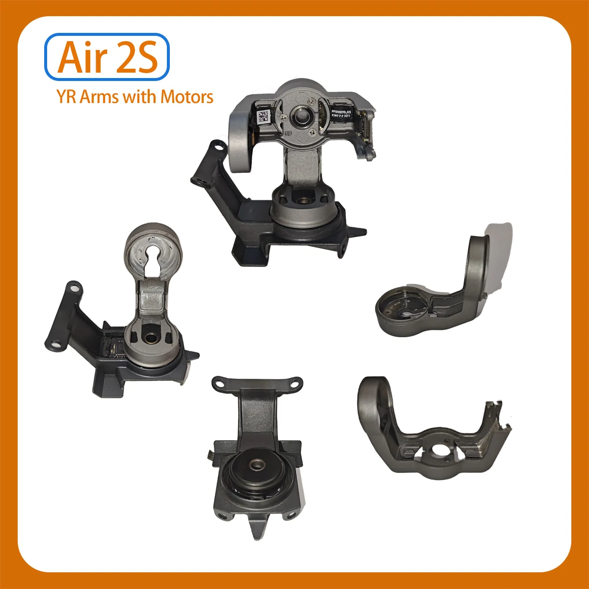 Good test for DJI Air2s gimbal engine, yaw motor, roller motor, shaft arm gimbal joint, gimbal assembly with bracket