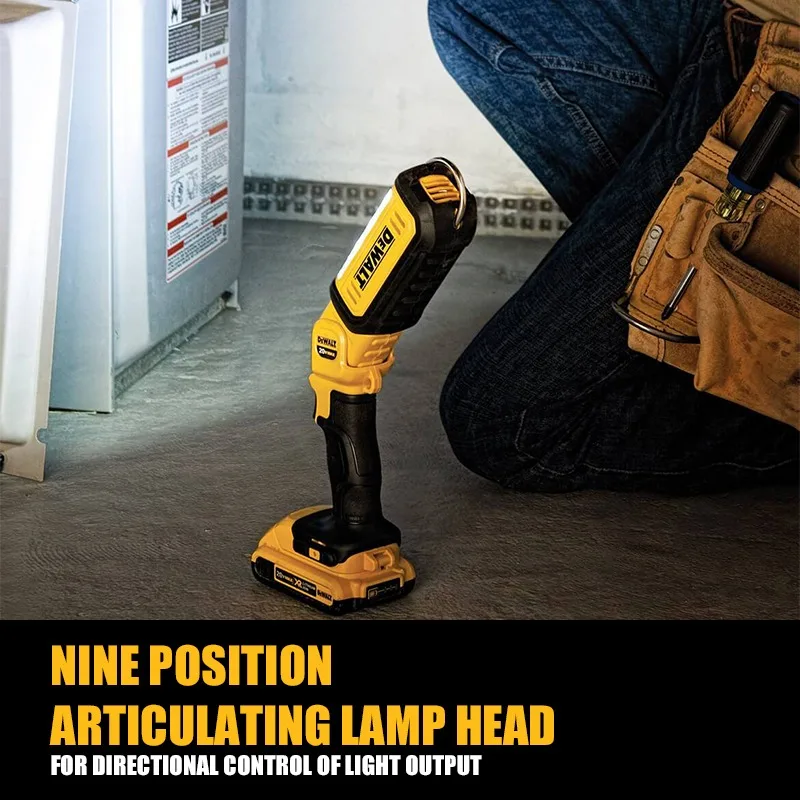 DEWALT DCL050 18V XR Li-Ion Handheld LED Worklight 1000LM Portable Lighting