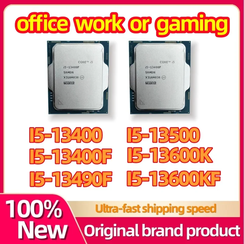 NUEVO CPU i5 de 13ª Generación i5-13400 i5-13400F i5-13490F i5-13500 i5-13600K i5-13600KF Garantía de Calidad