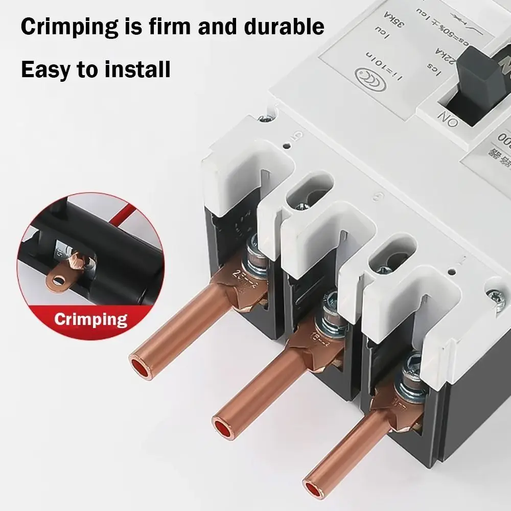Cable Connector Crimping Type Copper Terminals copper cable terminal Tube DT-10 DT-16 DT-25 DT-35 DT-50 DT-70 DT-95