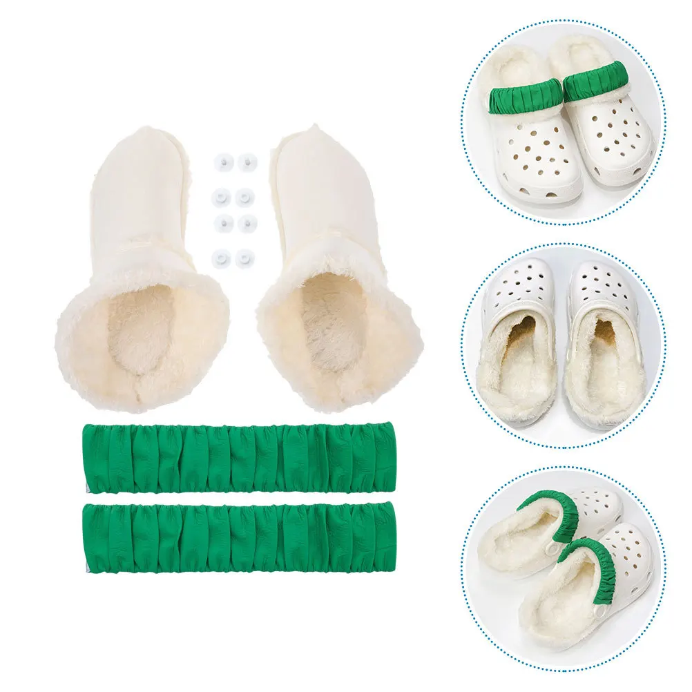 

1 Pair Warm Hole Shoe Inserts Winter Liners Insulation Insoles Detachable For Cold Weather Shoe Inserts Home Use