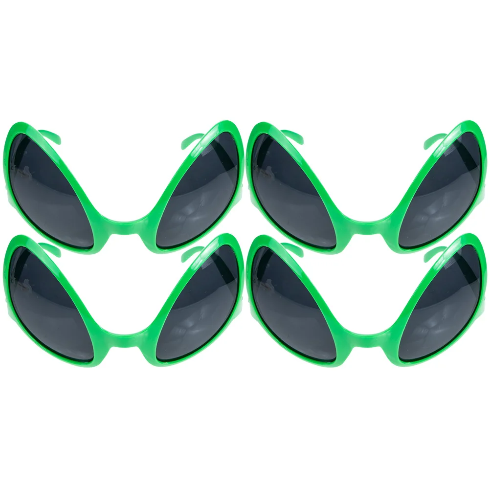 4 Pcs Alien Sunglasses Funny Eyeglasses Costume Kids Eyewear Men Cosplay Toy Prop