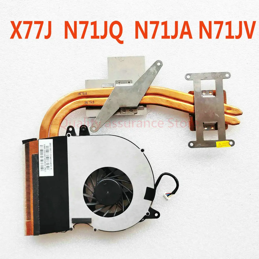 FOR Asus X77J N71J N71JA N71JQ N71JV Radiator Heatsink And Fan CPU Cooling Cooler N71JQ