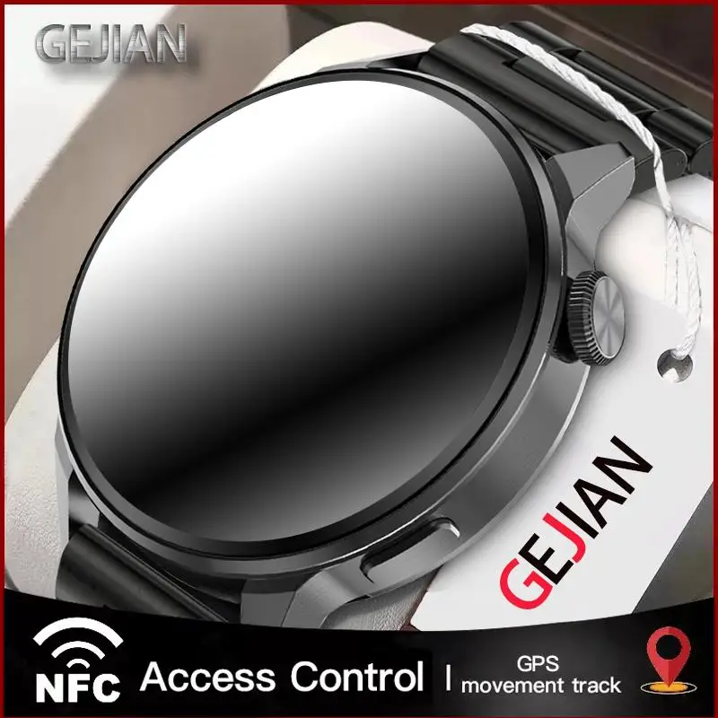 New GEJIAN NFC New Smart Watch GPS Motion Track Voice Assistant IP68 Waterproof ECG PPG Sports Watch Bluetooth Call Smart Watch