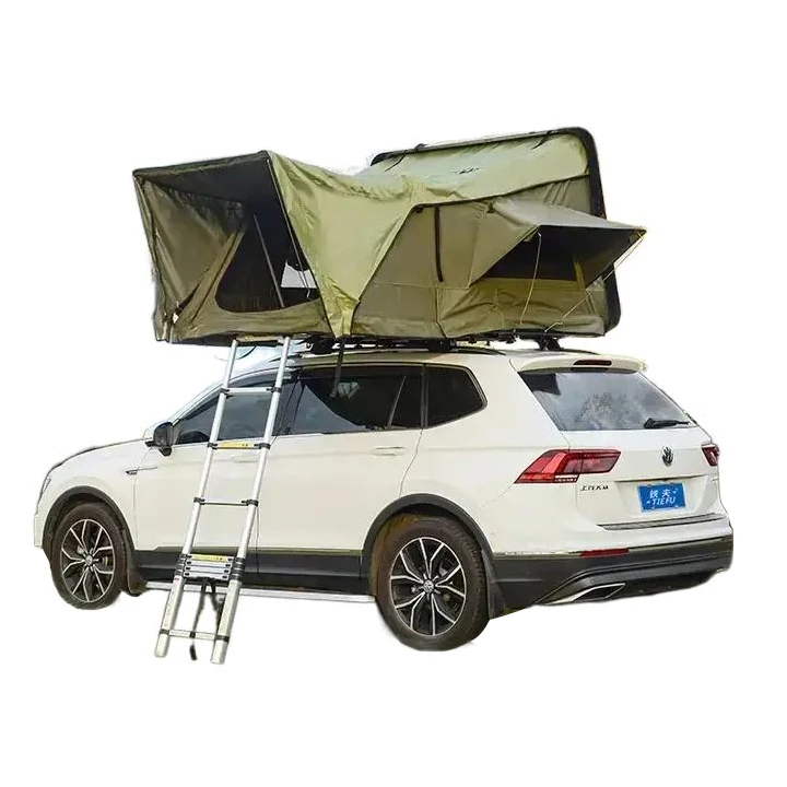 Off Road Suv Universal High Quality Easy Opening Hard Shell Camping Roof Tent  Top  For 2-5 Person