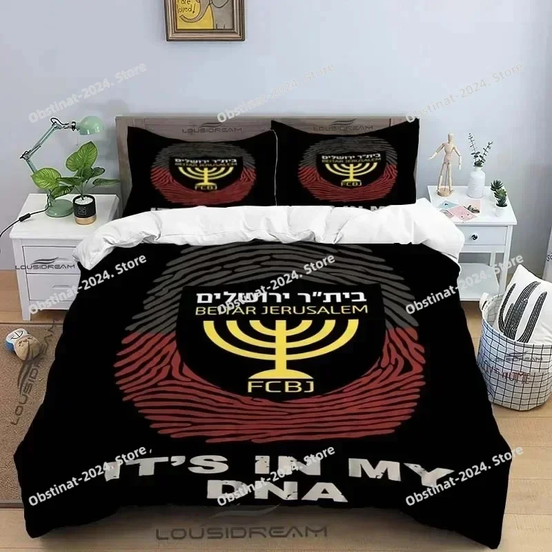 Beitar Jerusalem Fc All Season Twin Bedding Set 3 Piece Comforter Set Bed Duvet Cover Double King Comforter Cover Home Textile