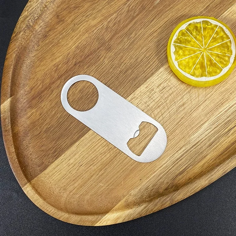

Heavy Duty Stainless Steel Flat Bottle Opener, Beer Bottle Opener,Speed Openers for Kitchen,Bar, Bar Accessories