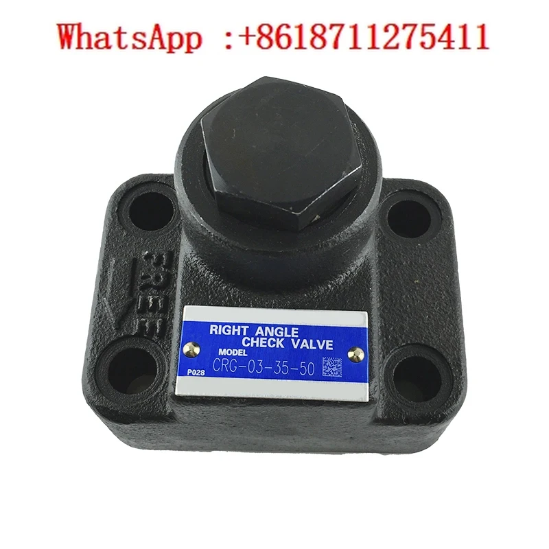 ワンウェイ油圧バルブ-crg-03-油圧制御方向弁-crg-03-06-10-04-35-50-50-30-直角バルブ