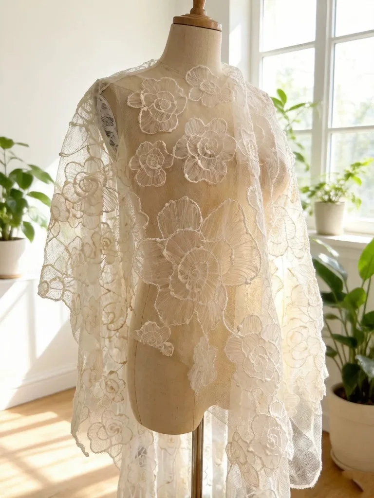 1-ヤードソフトメッシュテラス-3d-レリーフパターン刺繍生地パッチワーク衣類用チャイナドレスウェディングドレス-diy-生地