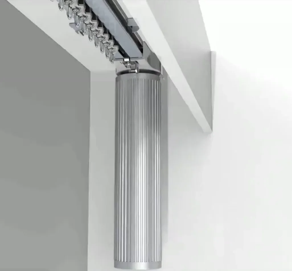 2.2M KNX bus control motor  motorized curtain track support KNX protocols connected to smart terminal