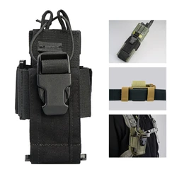 Adjustable Radio Holder Bag Molle Two Way Radio Holster Pouch Holder Oxford Duty Storage Case Walkie