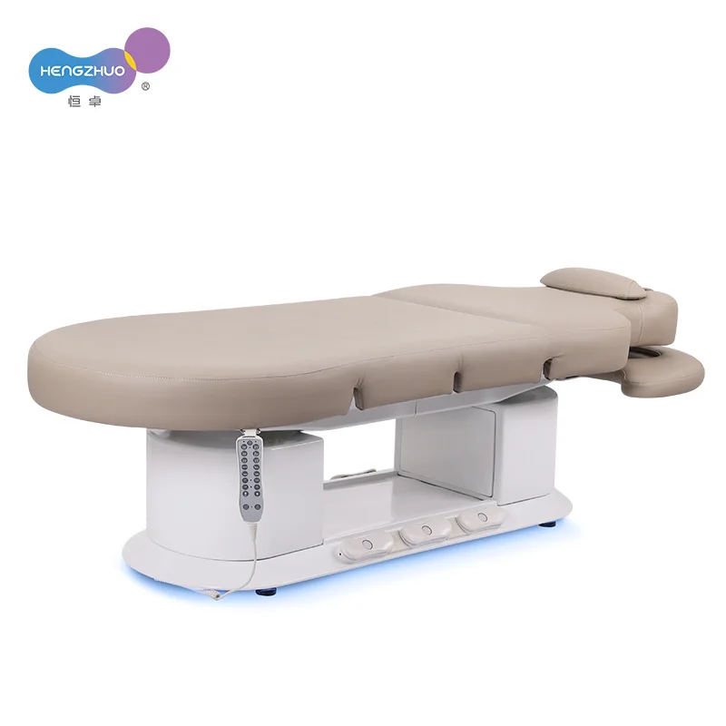 Coofull 4 Motors Smart Control Electric Massage Table Bed Spa Wellness Table with Heating Mattress for Spa Therapy Center