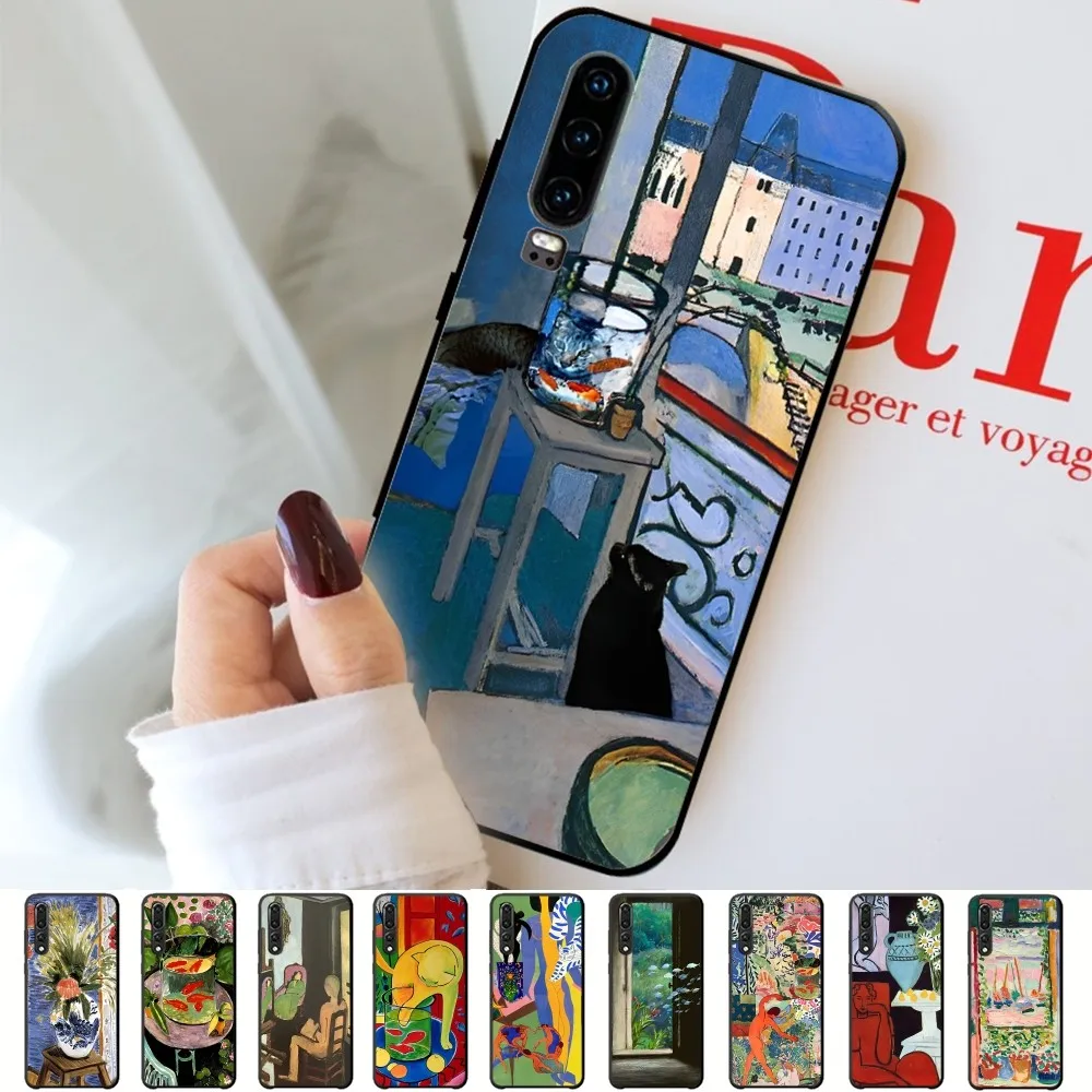 

Henri Art Painting Phone Case For Huawei P 8 9 10 20 30 40 50 Pro Lite Psmart Honor 10 lite 70 Mate 20lite