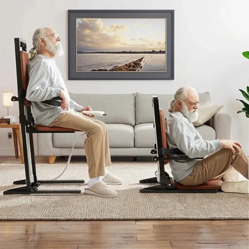 

Portable power patient electric mobile floor lift chair with toilet adjustable height