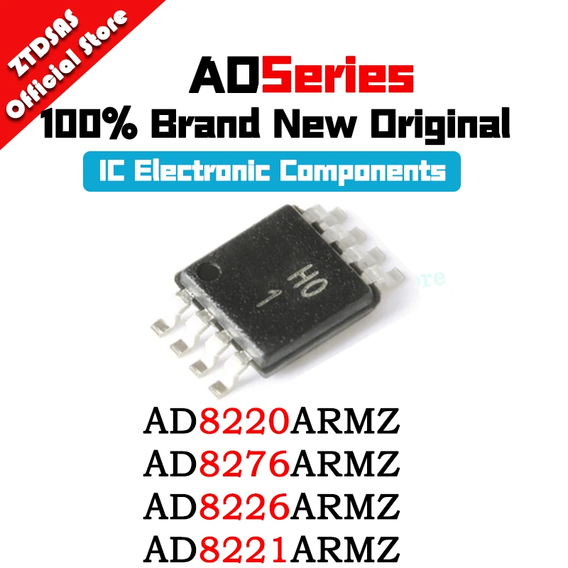 AD8220ARMZ AD8276ARMZ AD8226ARMZ AD8221ARMZ AD8220 AD8276 AD8226 AD8221 AD MSOP-8 IC Chip