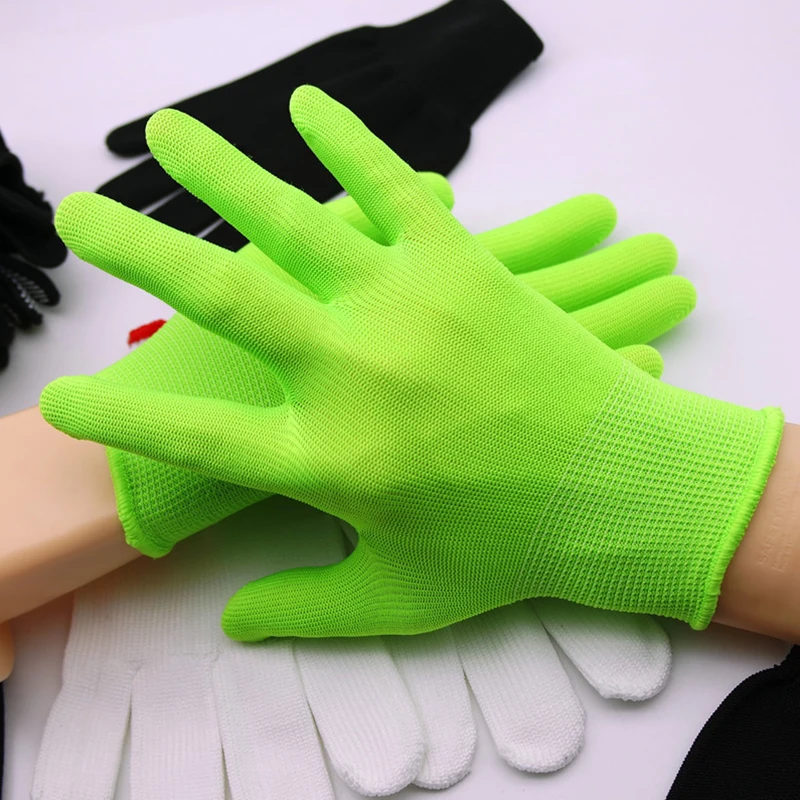 Glow In Blacklight Uv Light Fluorescent Gloves Atmosphere Props Green Glow In Uv Neon Glove Luminous Magic Glove Party Accessory