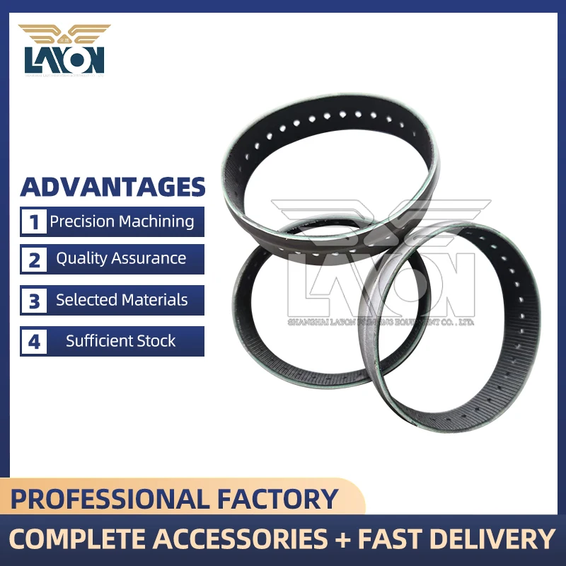 LAYON 3pcs M2.015.872 Heidelberg Suction Tape Belt - Premium Sheet Slow Down Belt Factory Original Parts