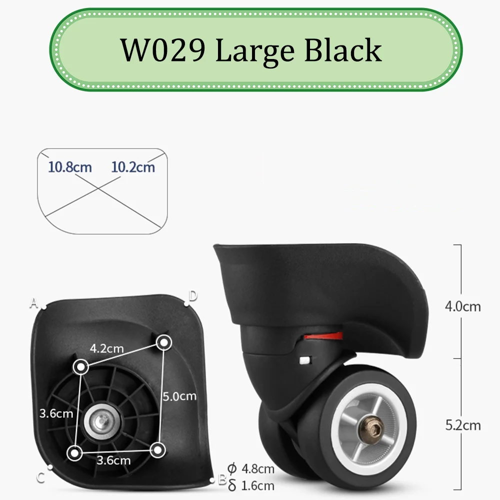 W029 Nylon Universal Rad Trolley Koffer Rad Ersatz Gepäck Riemens cheibe Gleit rollen leise verschleiß fest glatte Reparatur