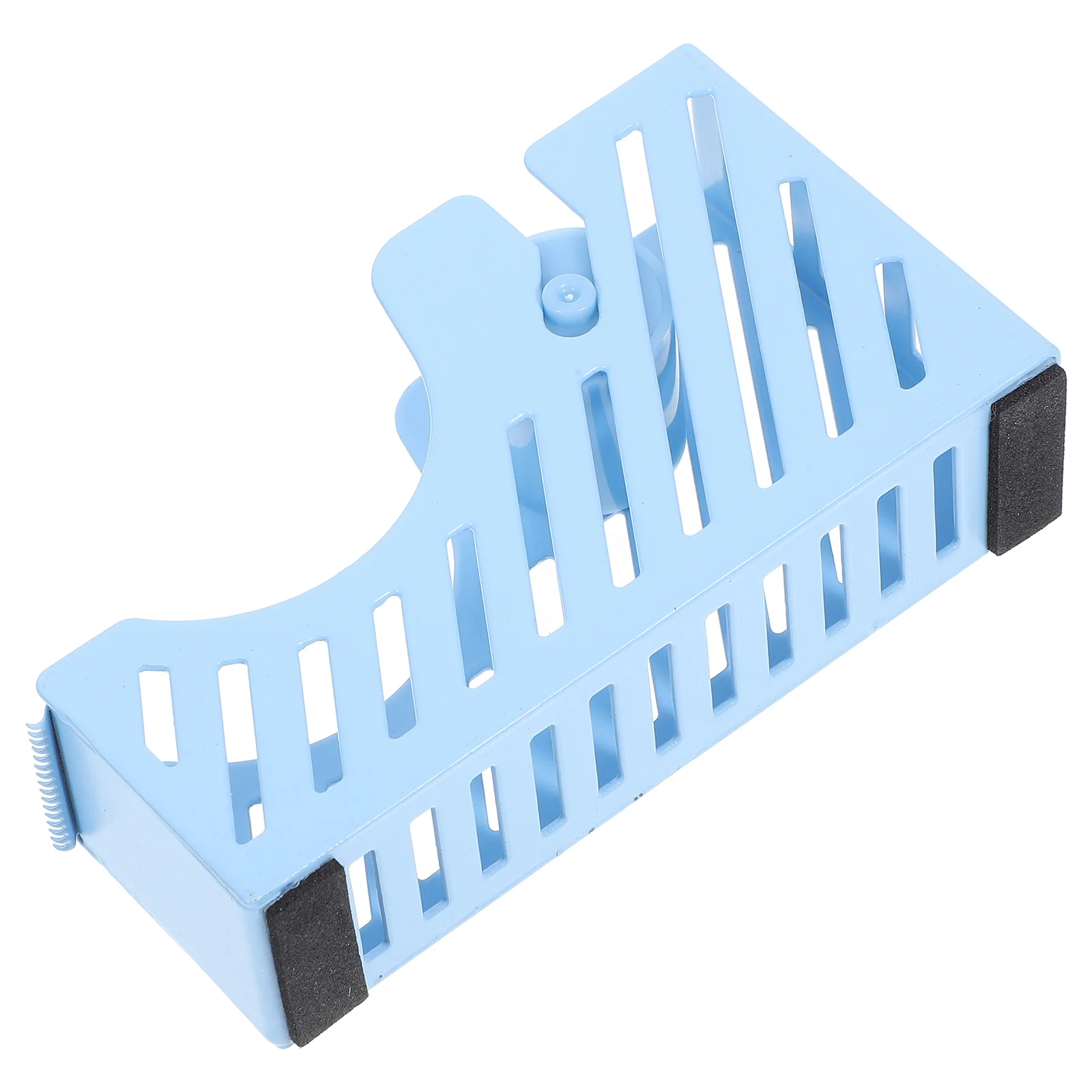 Dispenser per nastro in ferro resistente Sigillatura da tavolo Pratico accessorio da scrivania per ufficio Strumento di imballaggio trasparente portatile Design minimalista