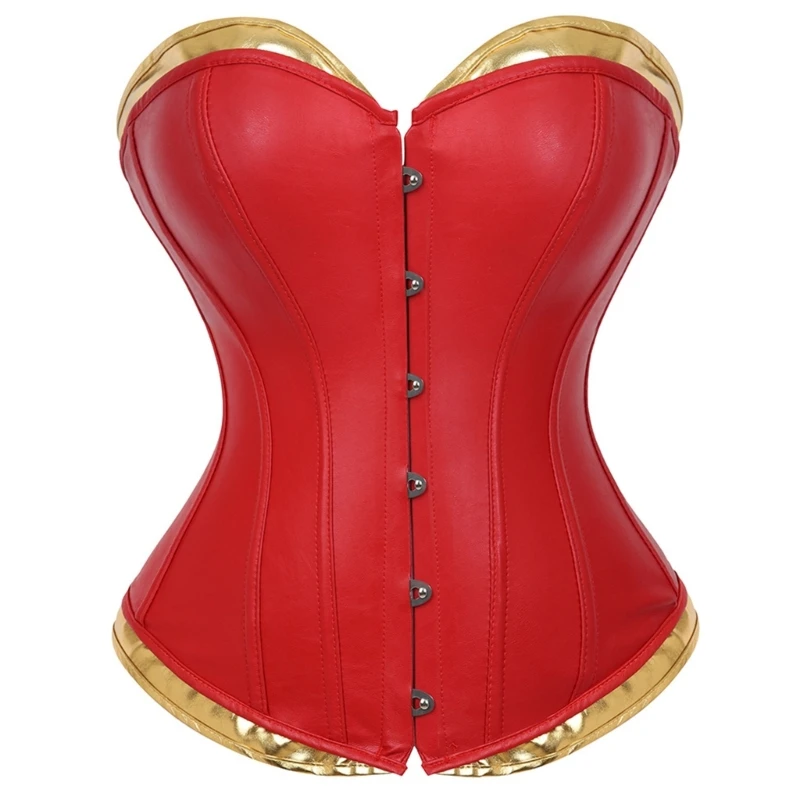 

New Back Laceup Tied Corset Waist Shaping Girdle Roleplay Game Costume Corset Tops