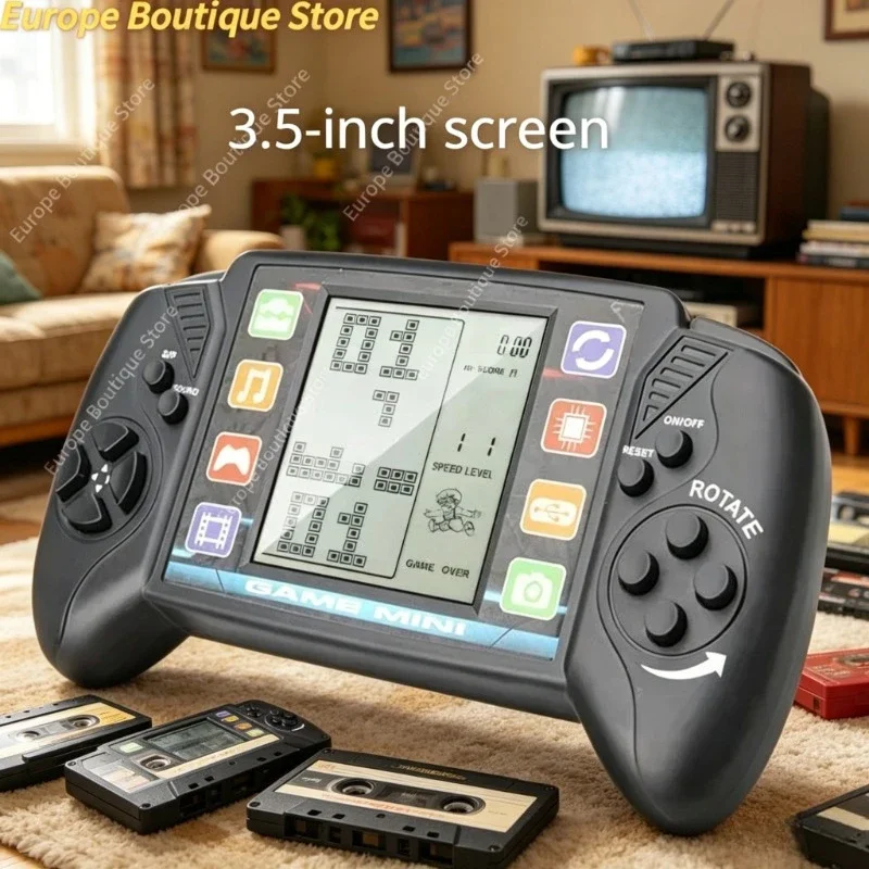

Classic 4 Color BRICK GAME Handheld Console Portable Pocket Retro Player Nostalgic Educational Brain Toys Childhood Holiday Gift