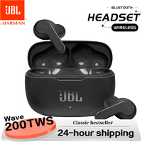 JBL WAVE 200TWS Features True Wireless Earbuds JBL W200 tws Bluetooth 5.0 Earphones Sports Headphones With Mic HK version